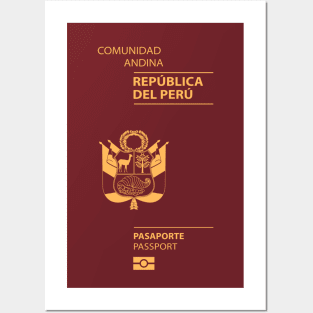 Peru passport Posters and Art